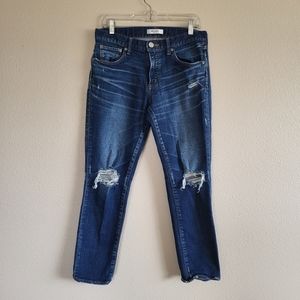 Moussy Vintage Isko Mid Rise Distressed Jeans sz 29